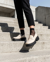 The Blair Platform Loafer - Off White