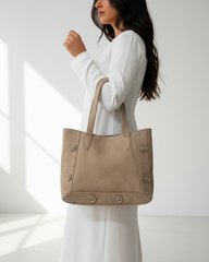 The Orbit Tote - Beige