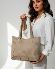 The Orbit Tote - Beige