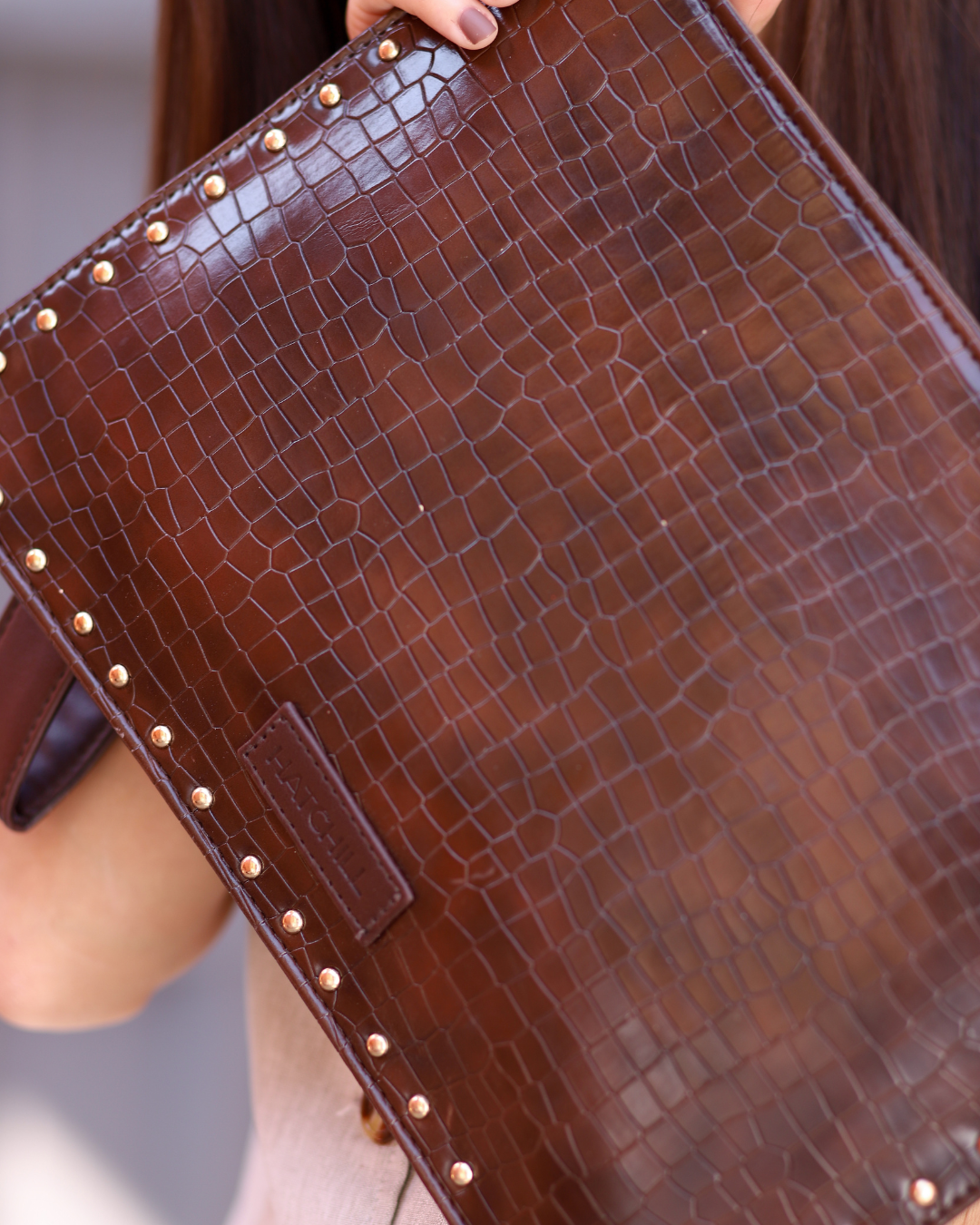 Majestic Croc Clutch