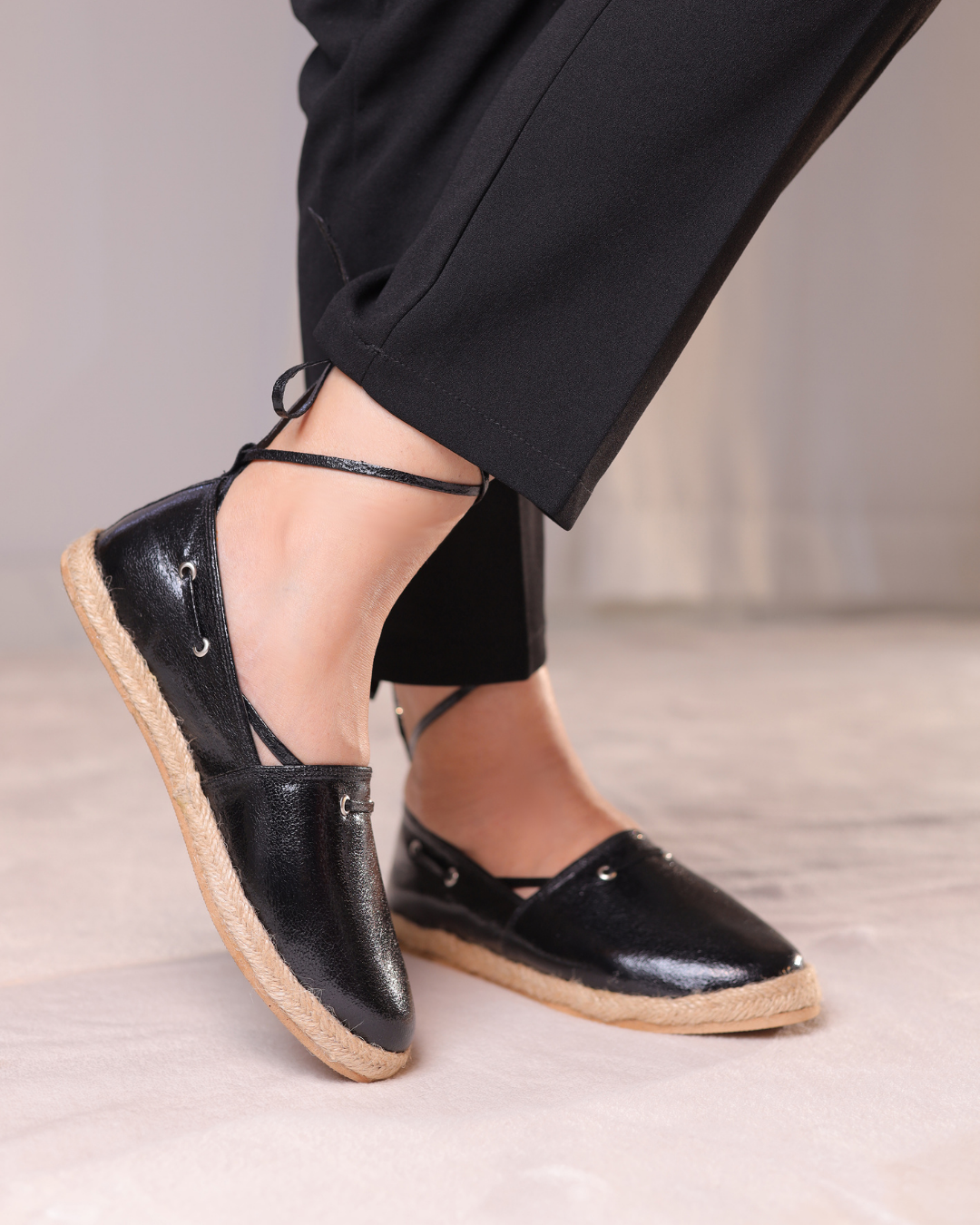 Ayla Espadrille – Black