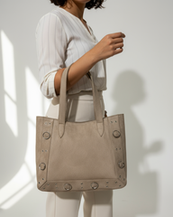 The Orbit Tote - Beige