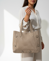 The Orbit Tote - Beige