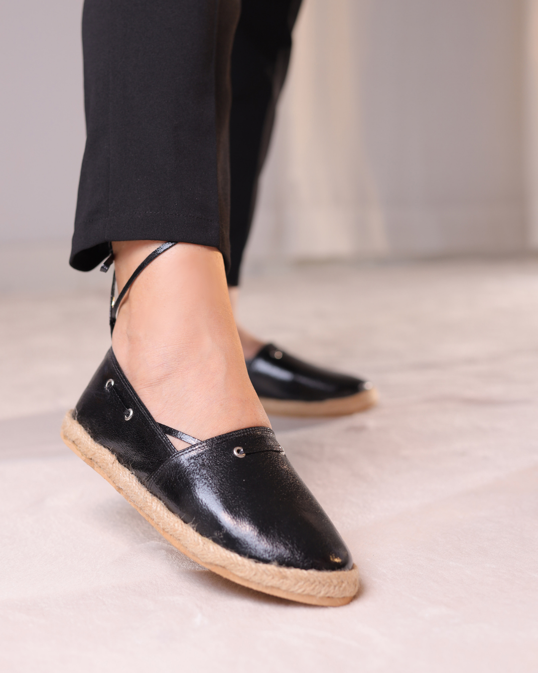 Ayla Espadrille – Black
