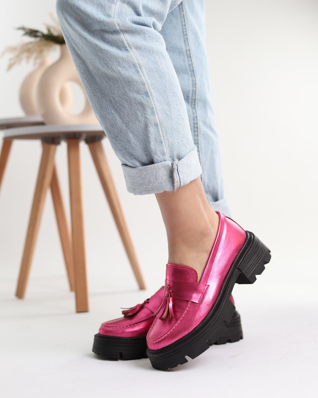 Rosette Loafers