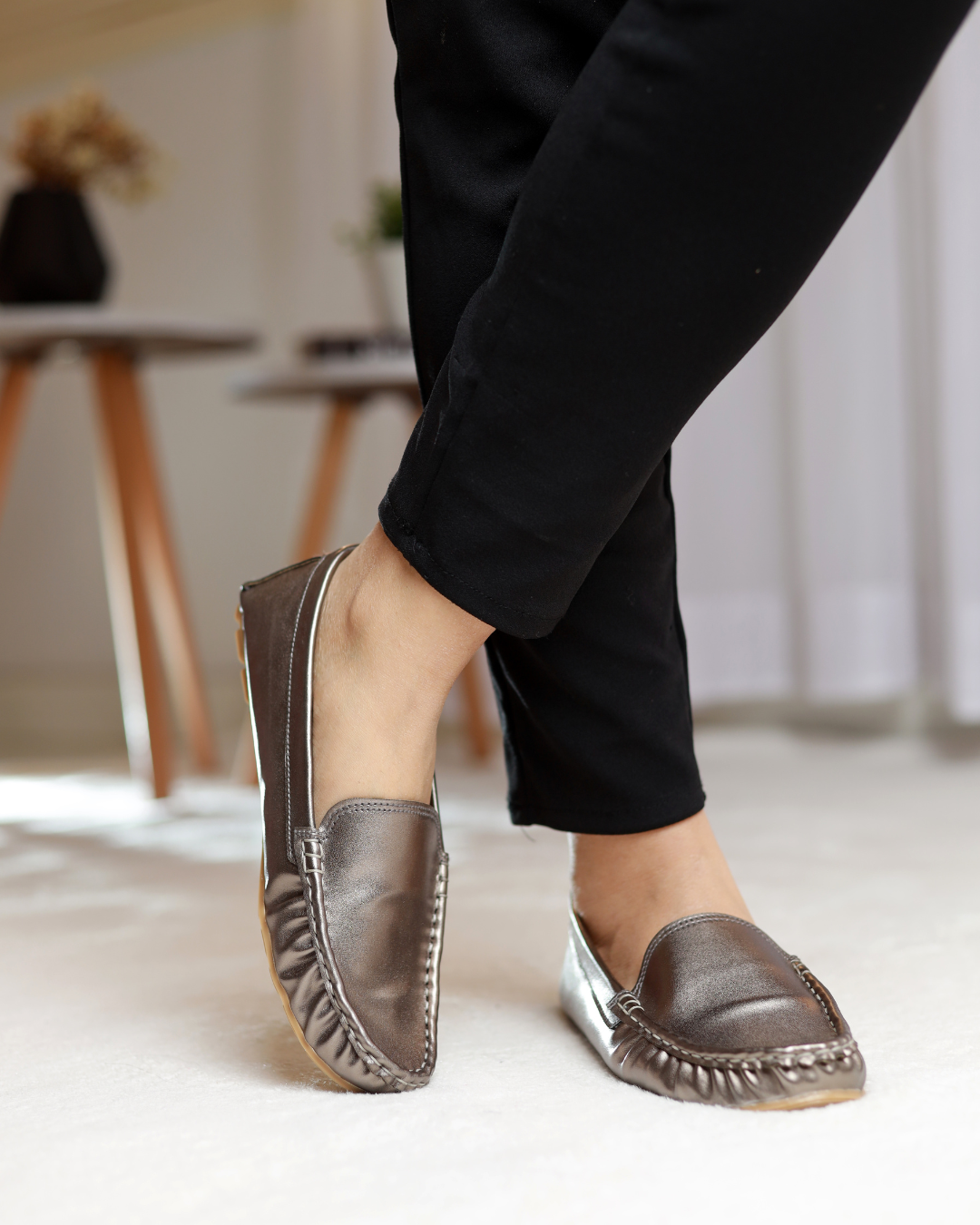 Bronze Eclipse Moccasins