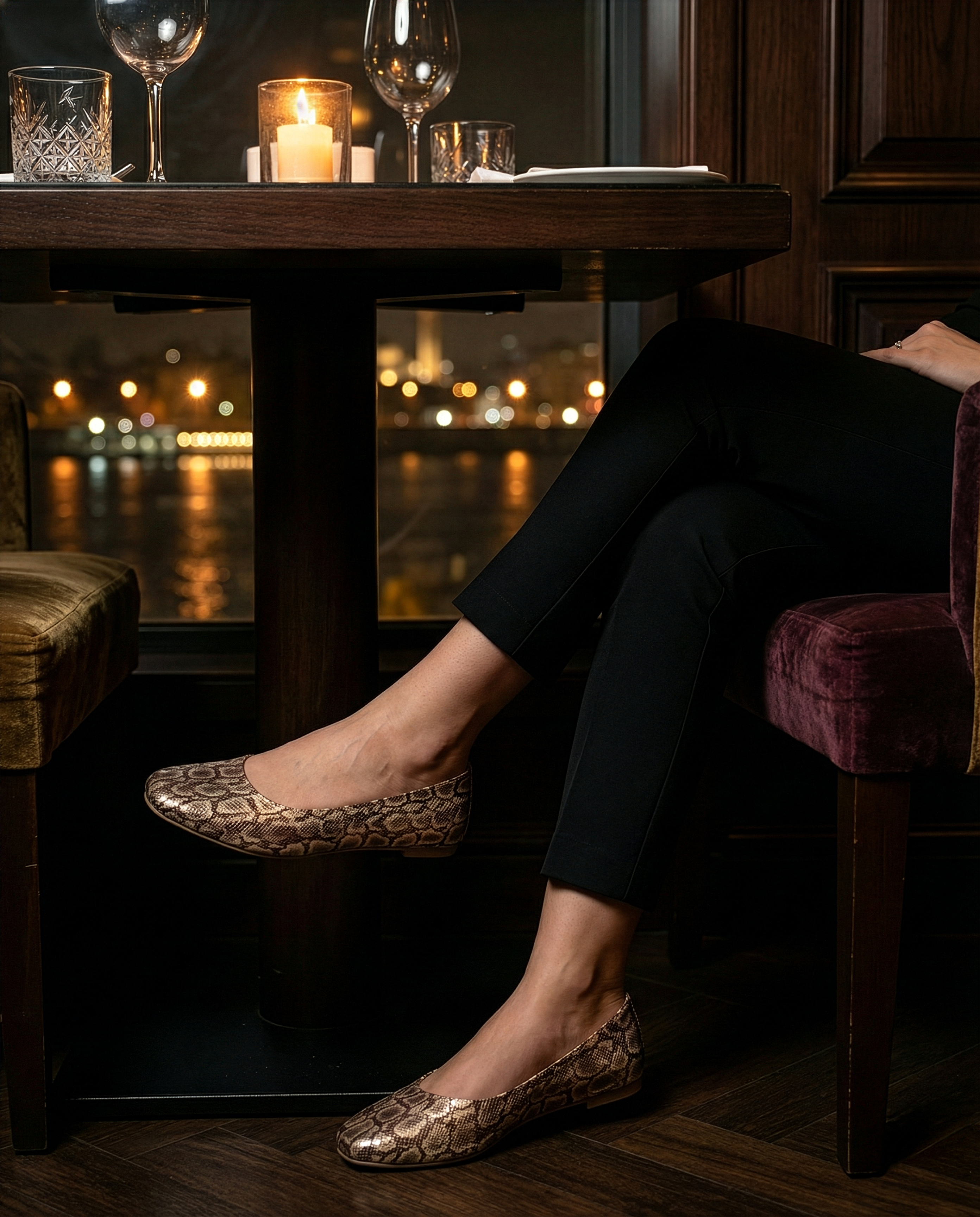 The Sienna Bronze Flat