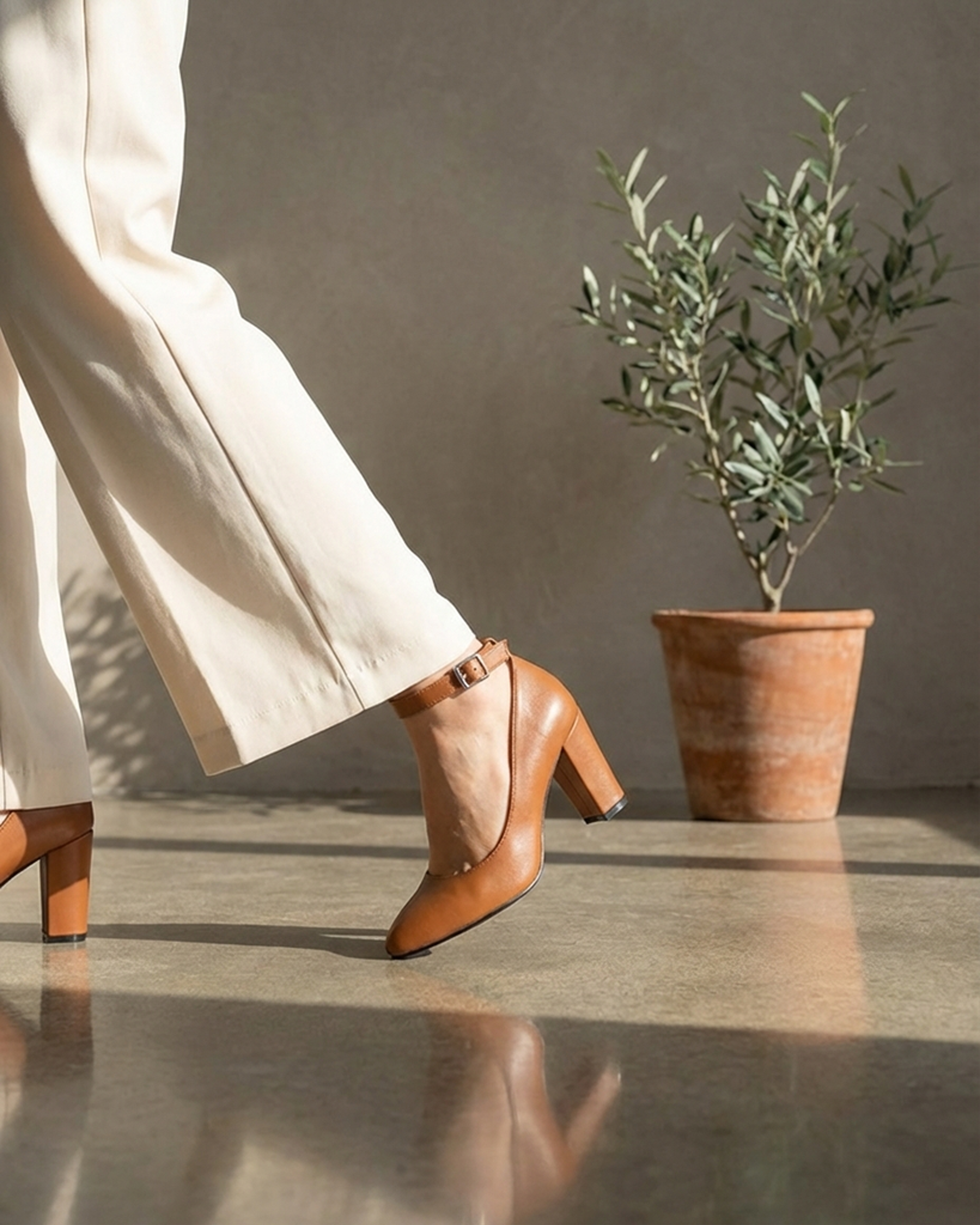 The Sahara Strap Heel