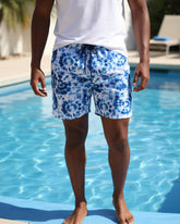 Blue Splash Swim-shorts