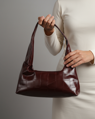 The Croc Line Bag – Burgandy
