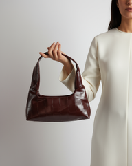 The Croc Line Bag – Burgandy