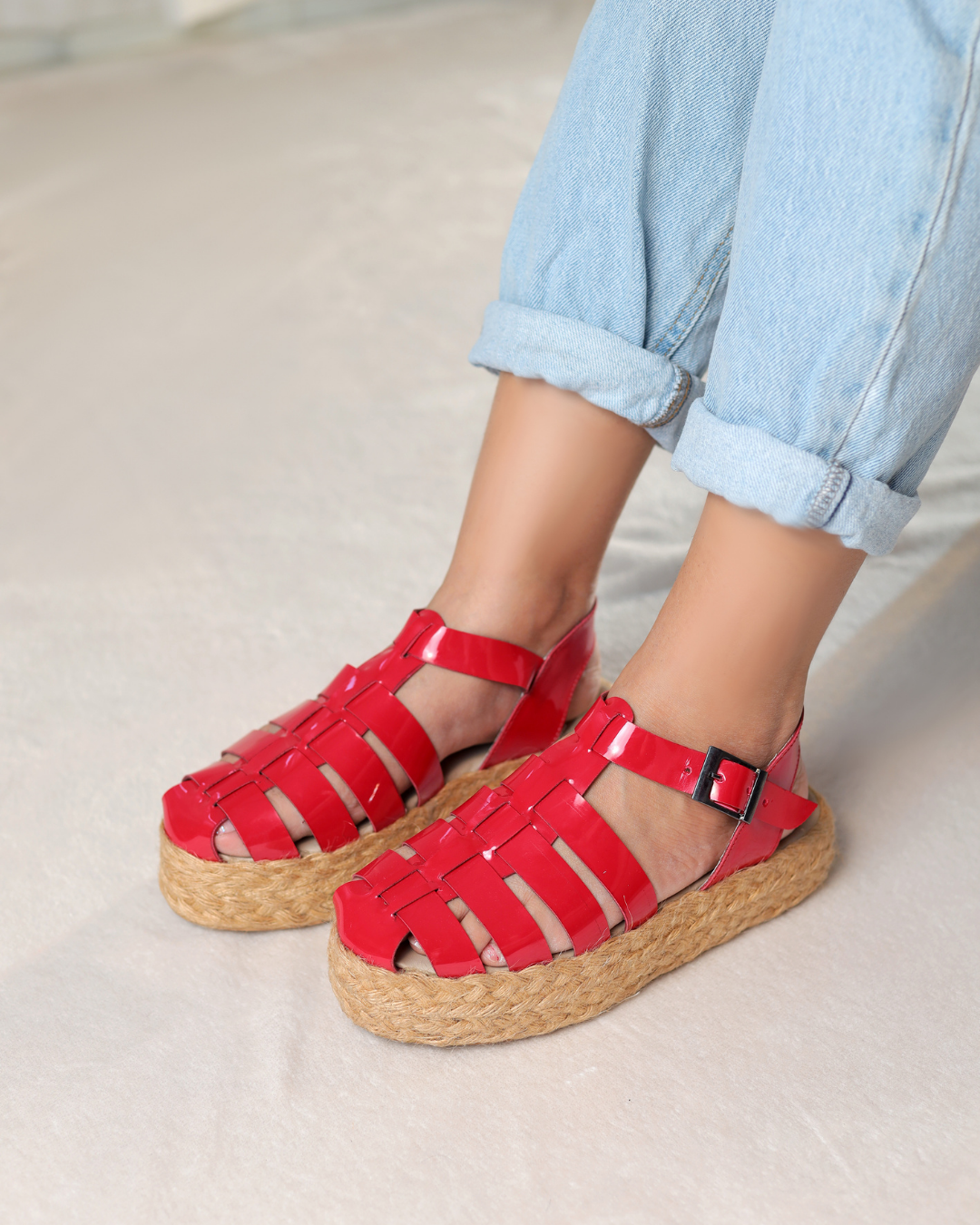 Isla Sandal – Red