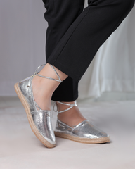 Ayla Espadrille – Silver
