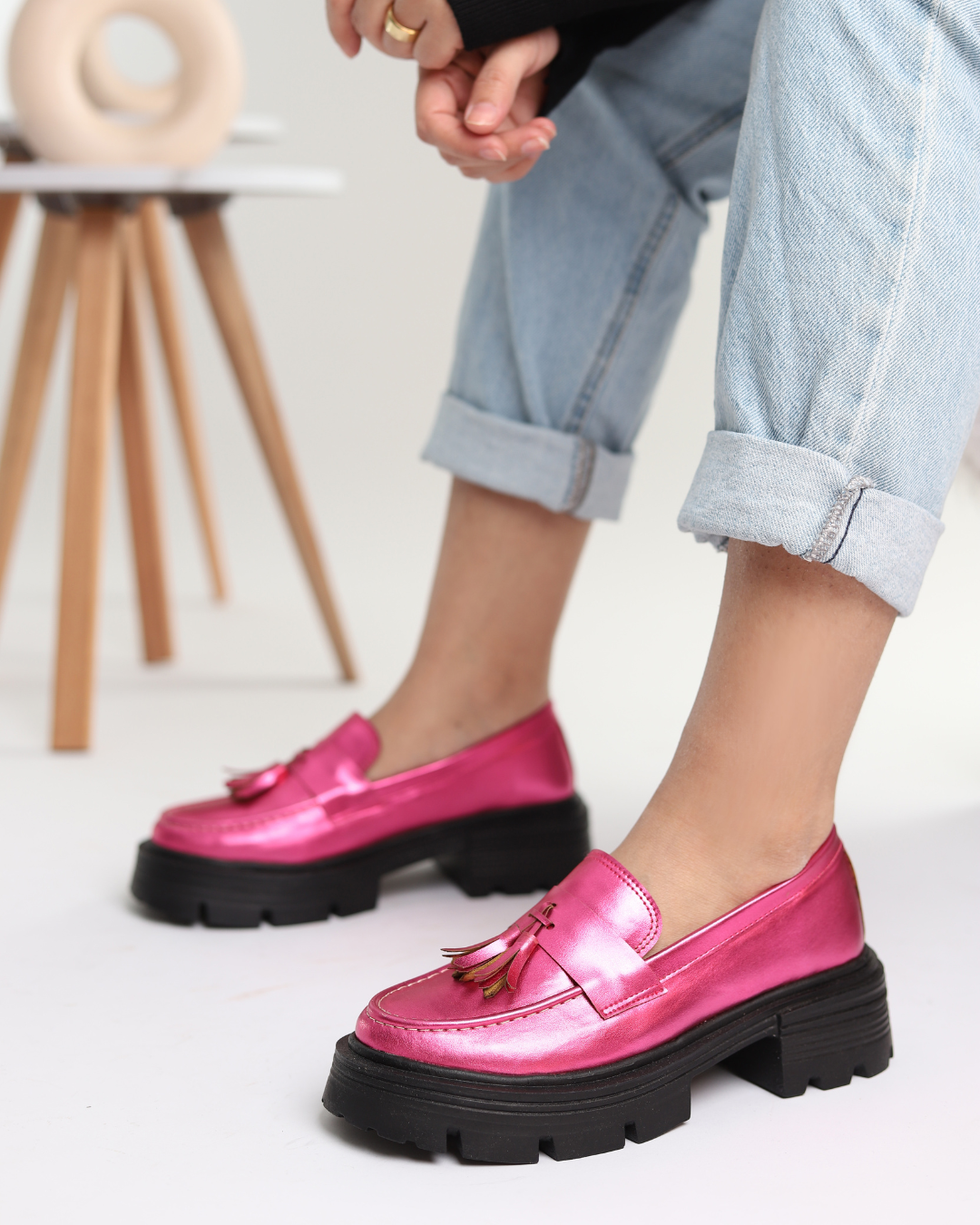 Rosette Loafers