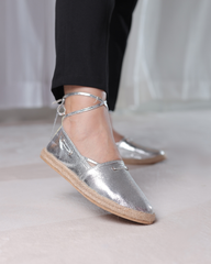Ayla Espadrille – Silver