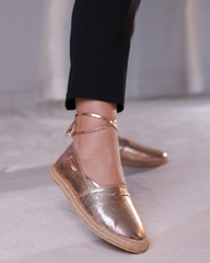 Ayla Espadrille – Rose Gold
