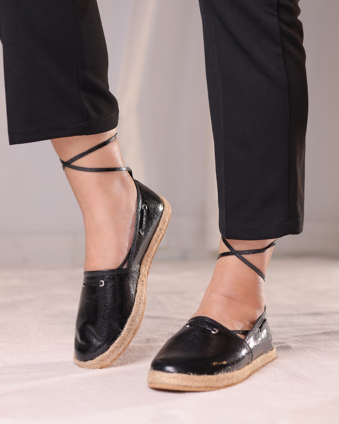 Ayla Espadrille – Black