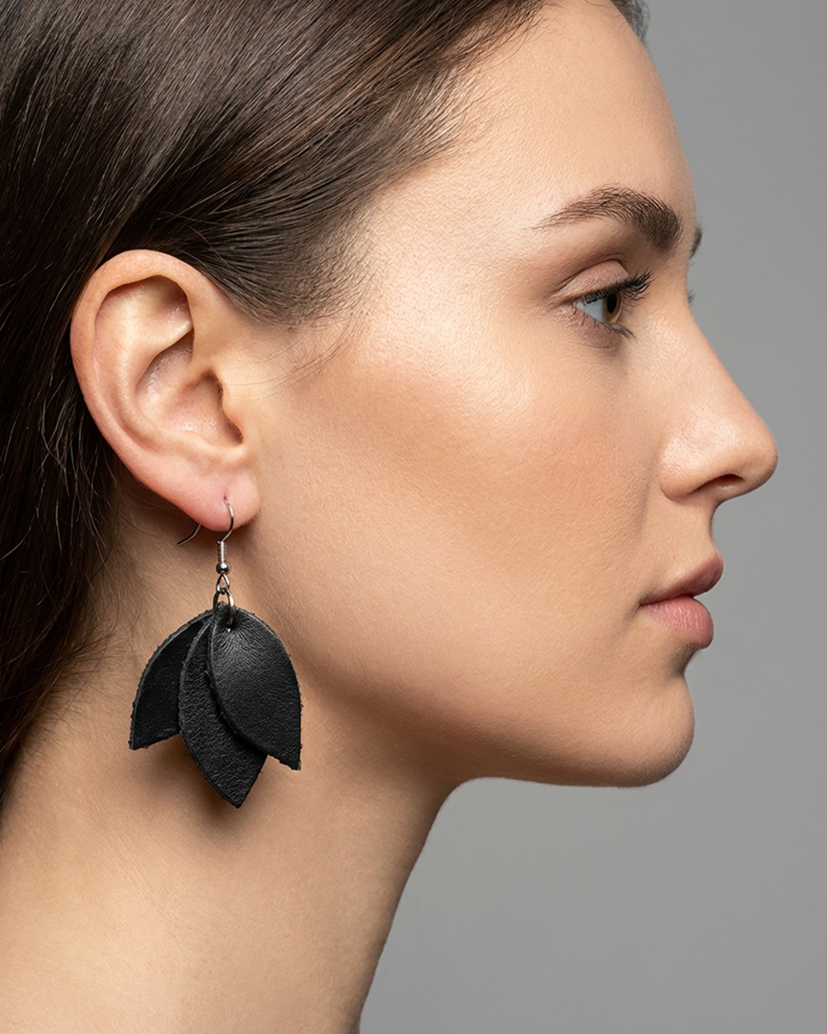 The Laurel Leather Earrings