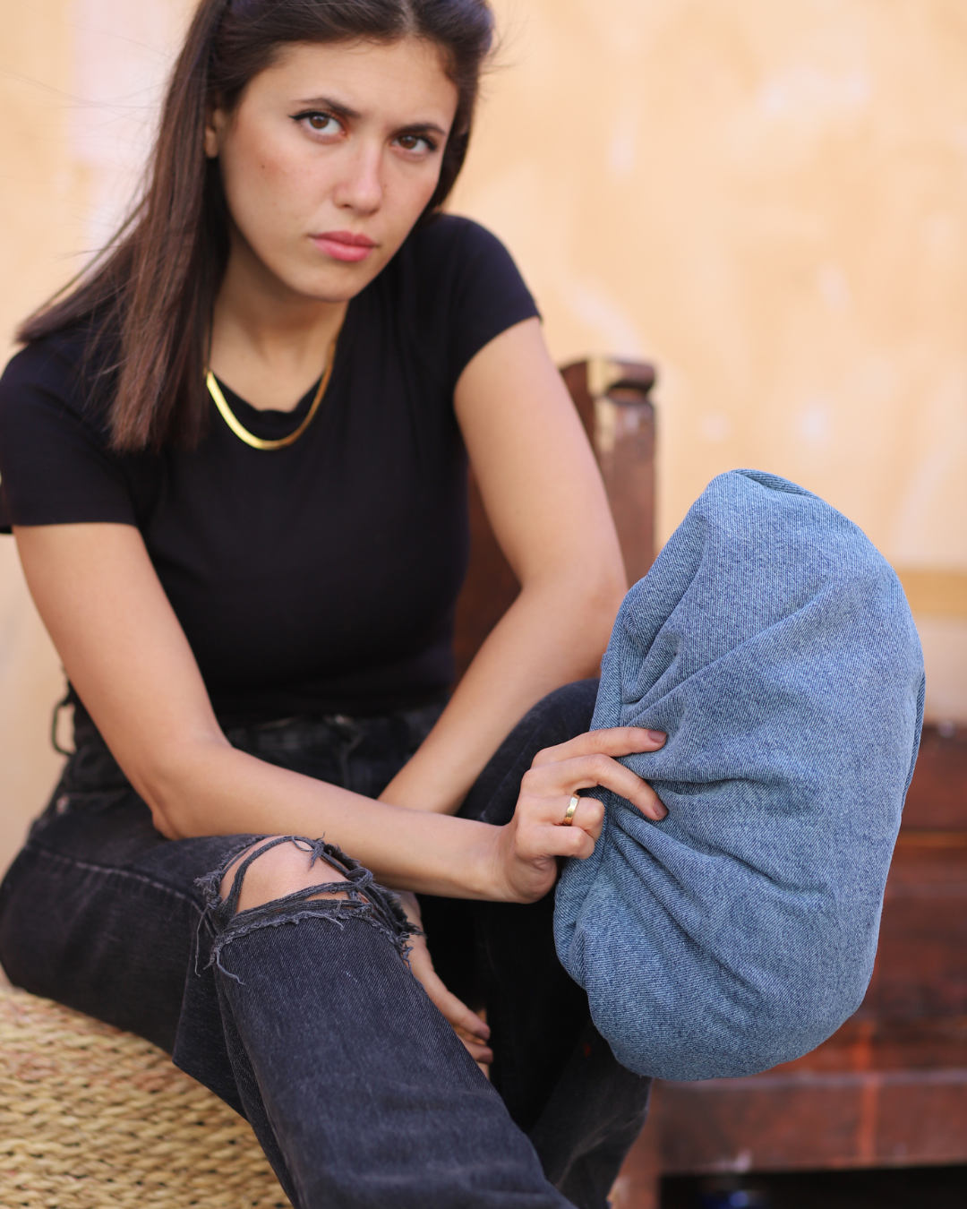 Denim Chic Pouch