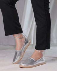 Ayla Espadrille – Silver