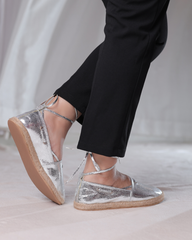 Ayla Espadrille – Silver