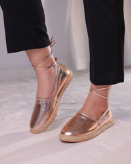 Ayla Espadrille – Rose Gold