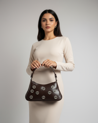 Mocha Loop Shoulder Bag