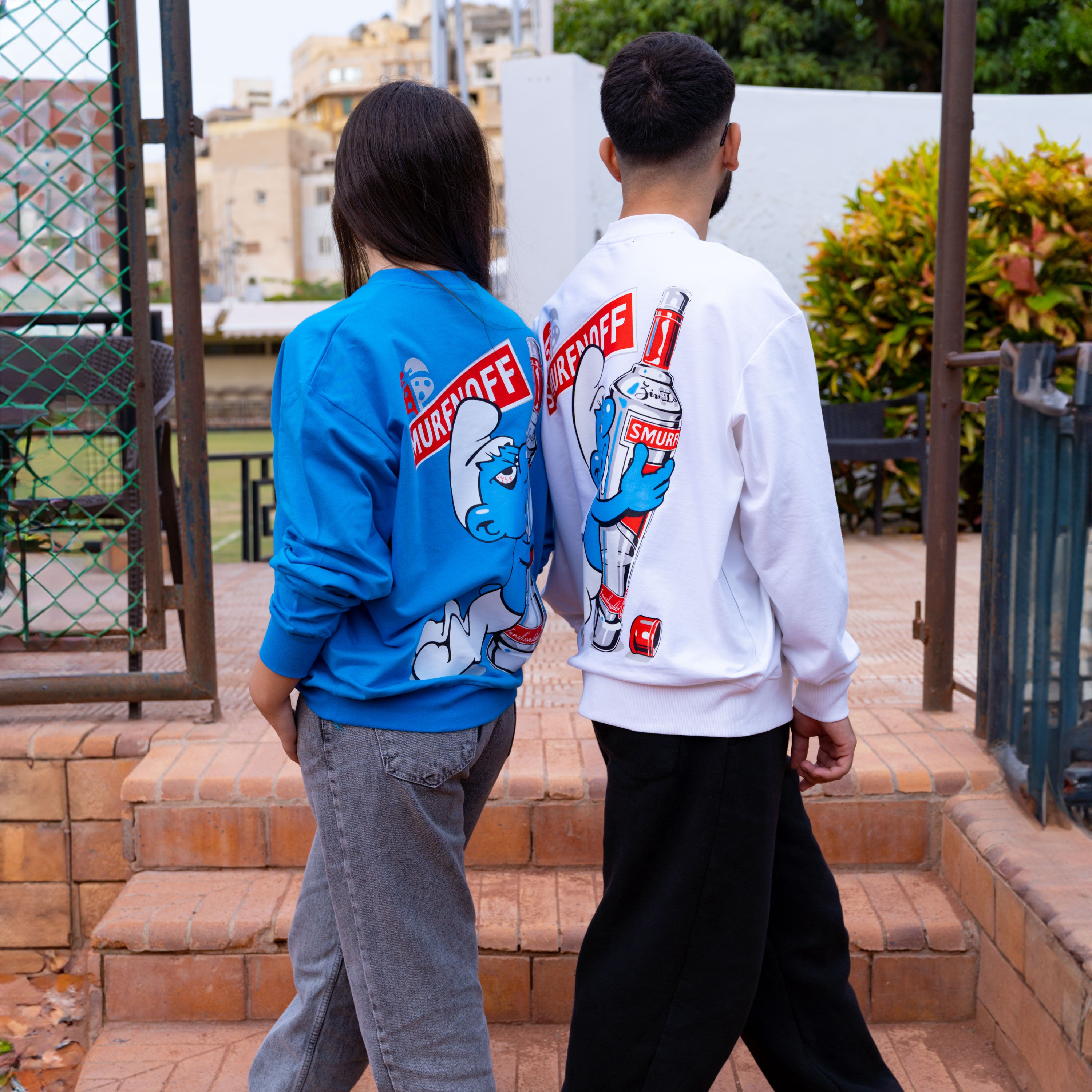 سمورينوف أزرق ملكي - بأكمام طويلة - للجنسين