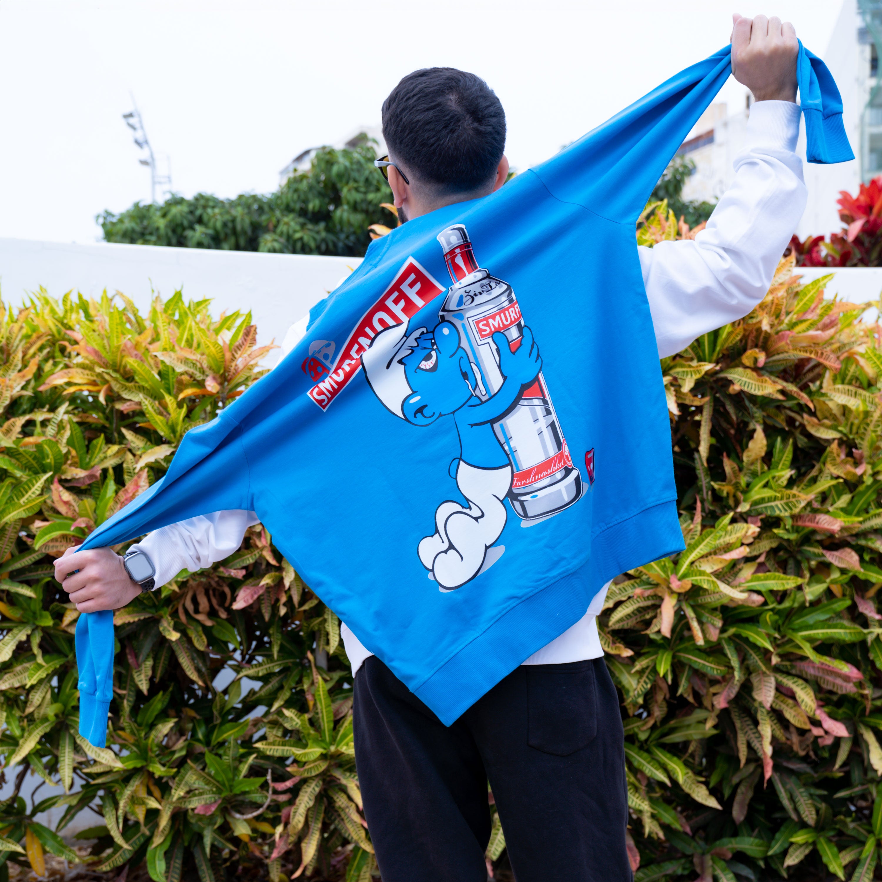 سمورينوف أزرق ملكي - بأكمام طويلة - للجنسين