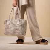 حقيبة يد سيرينيتي - أبيض فاتح