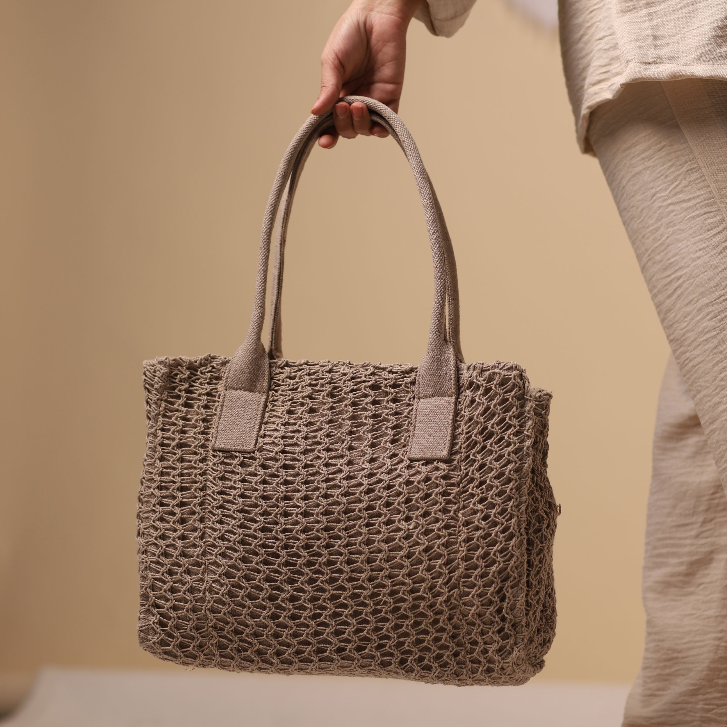 Serenity Handbag - Beige