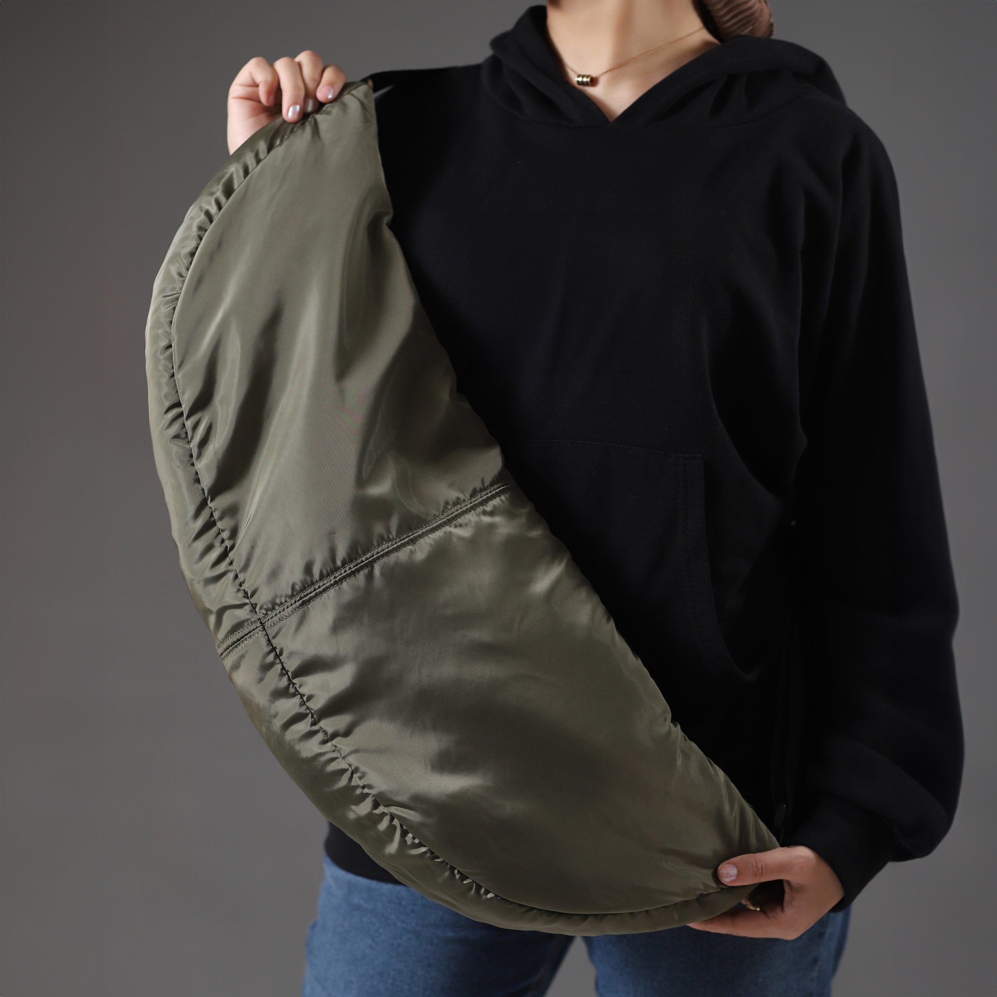 Fluffy Hipster - Olive Green