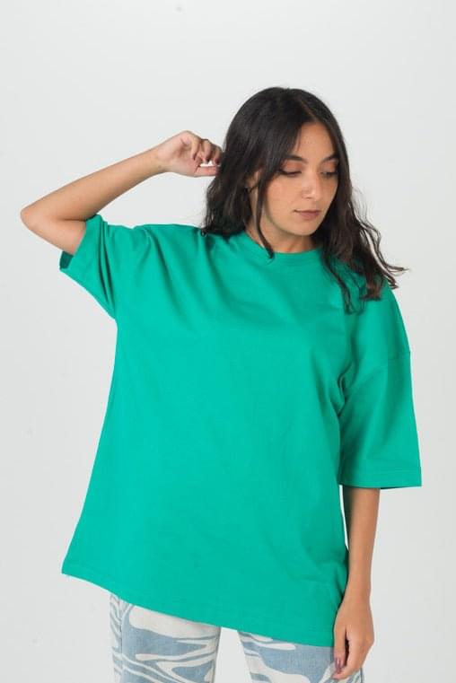 Granite Green Oversized Tee Shirt - Hatchill