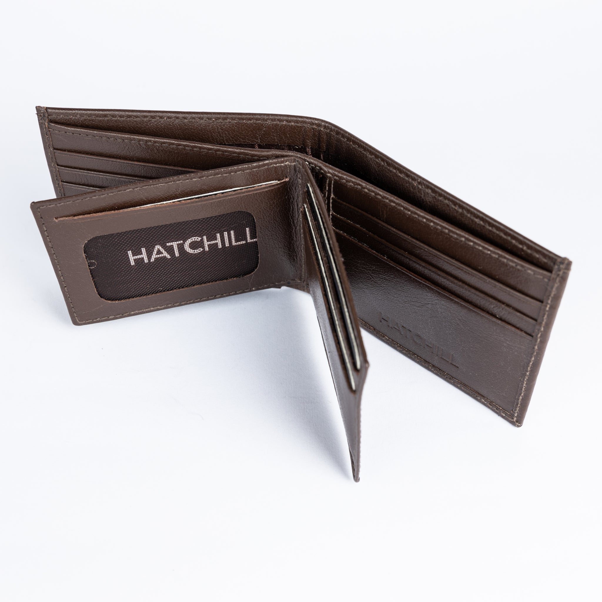 Leather Wallet - Dark Brown - Hatchill