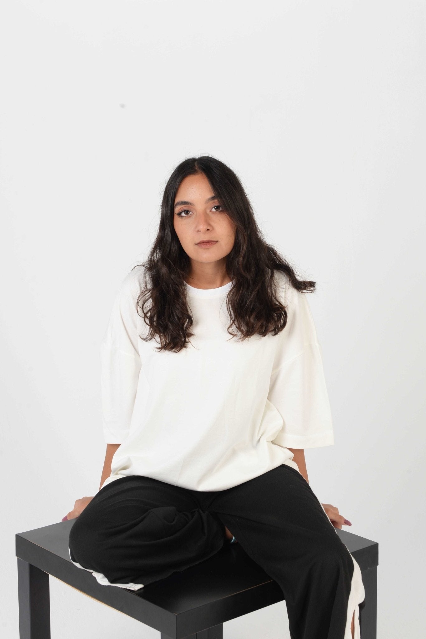 Off-White Oversized Tee Shirt - Hatchill