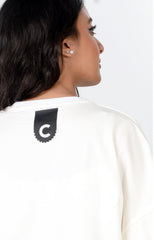 Off-White Oversized Tee Shirt - Hatchill