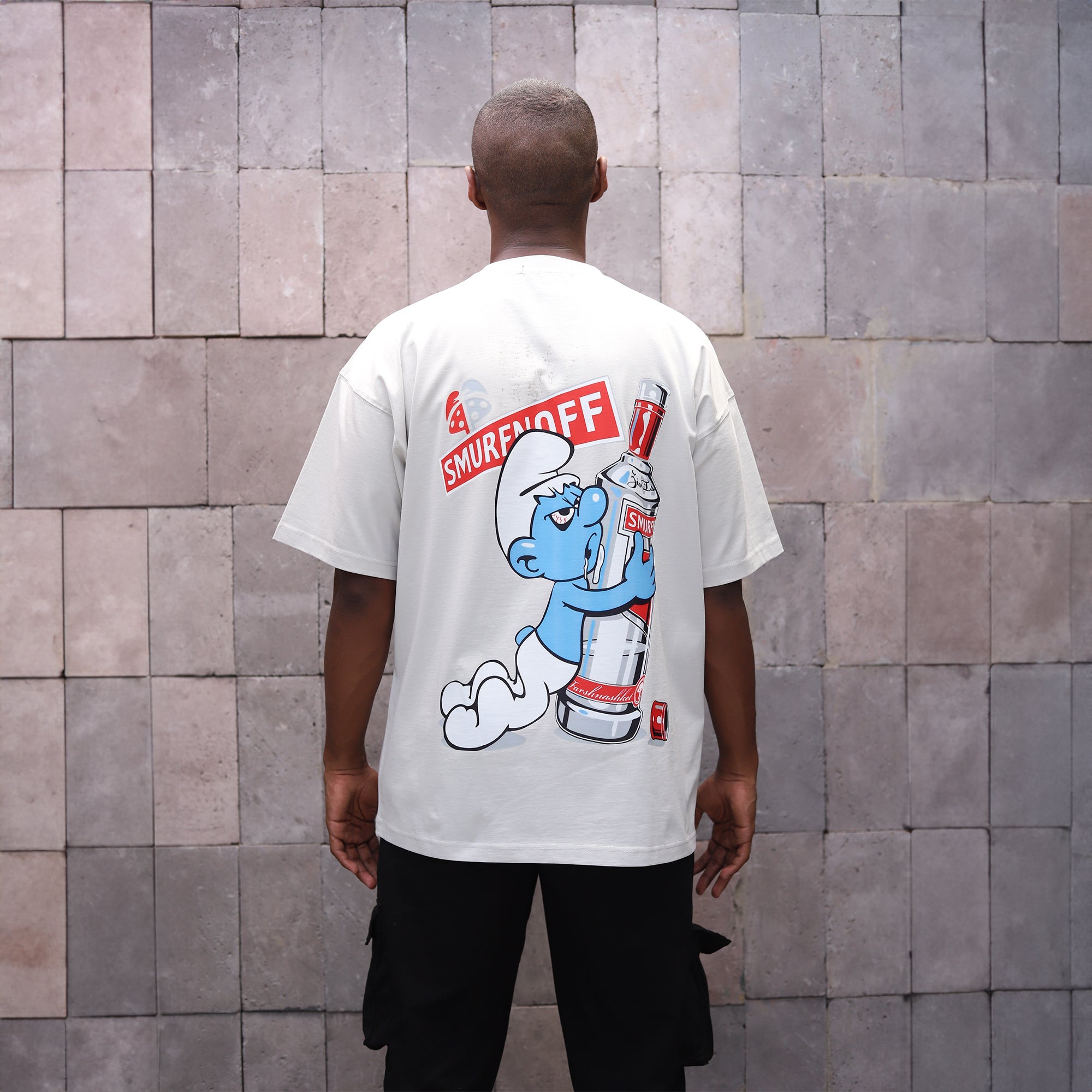 Smurenoof - Grey Oversized Tee Shirt - Hatchill