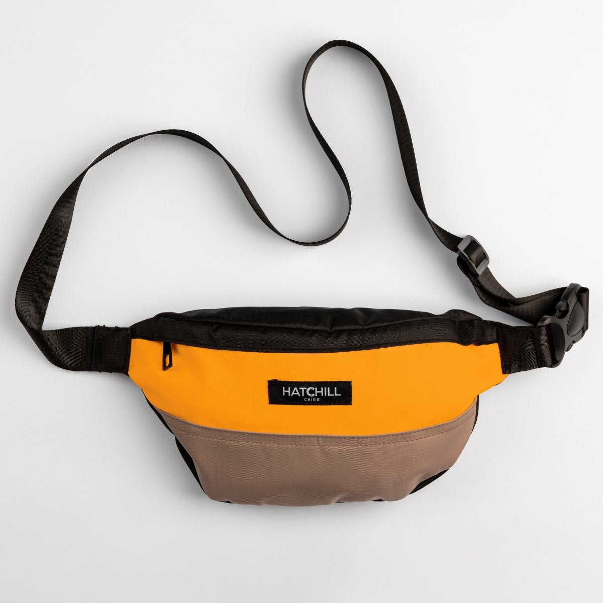 The Evo Waist bag - Mustard x Dark Beige - Hatchill