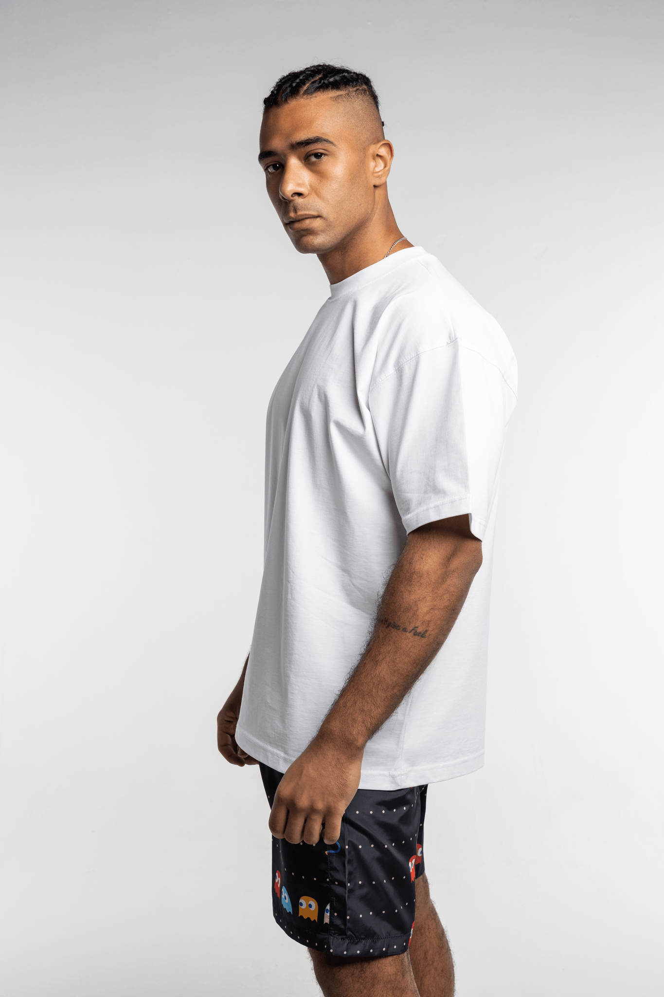 White Oversized Tee Shirt - Hatchill