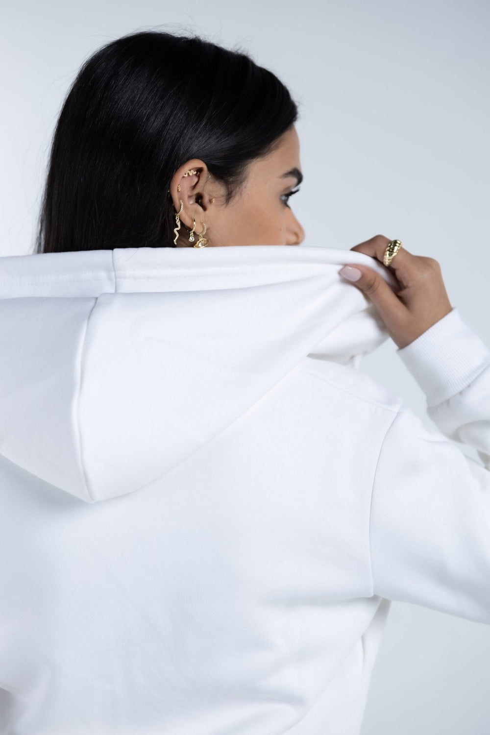 Zip-up Hooded crop top - Hatchill