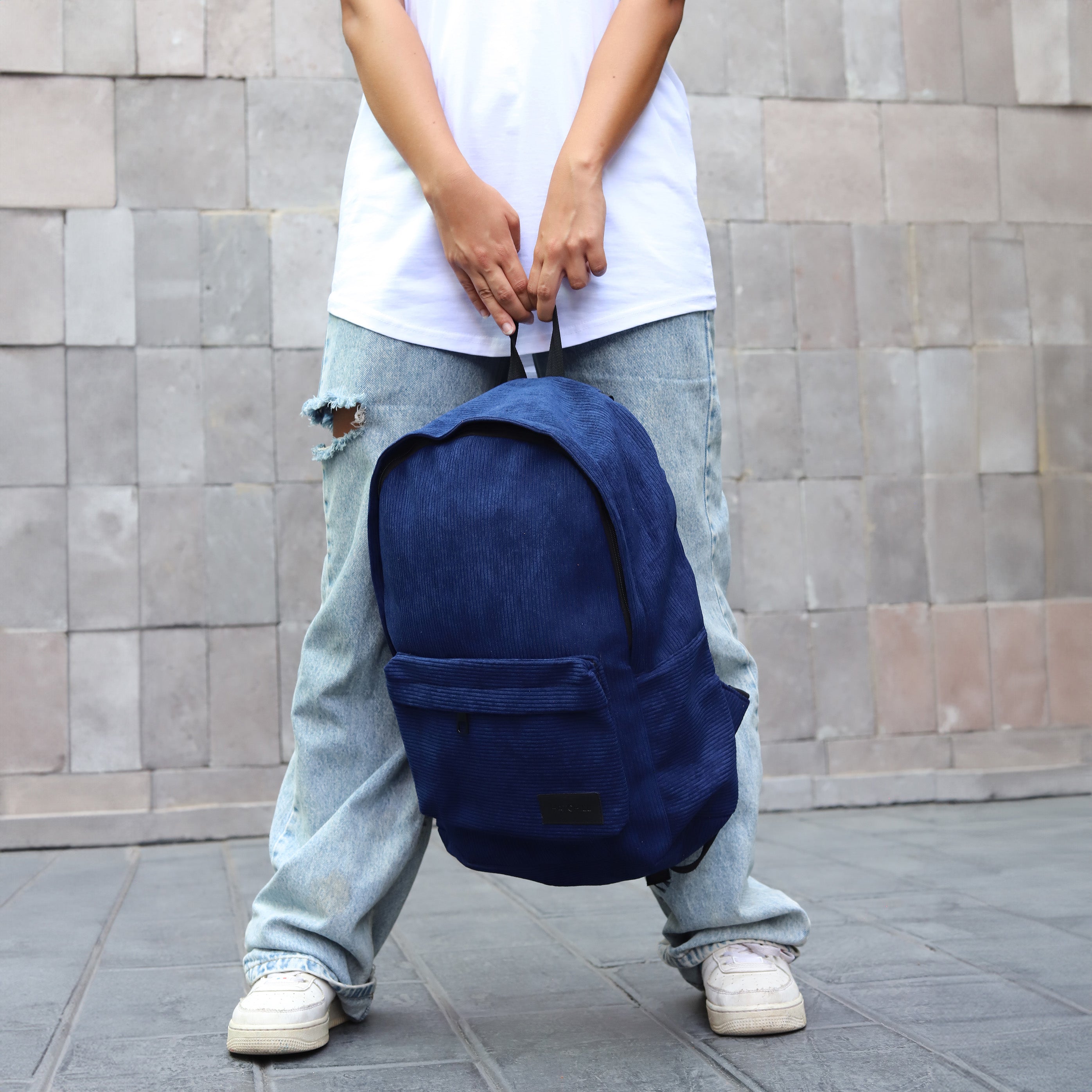 Denim Blue Backpack