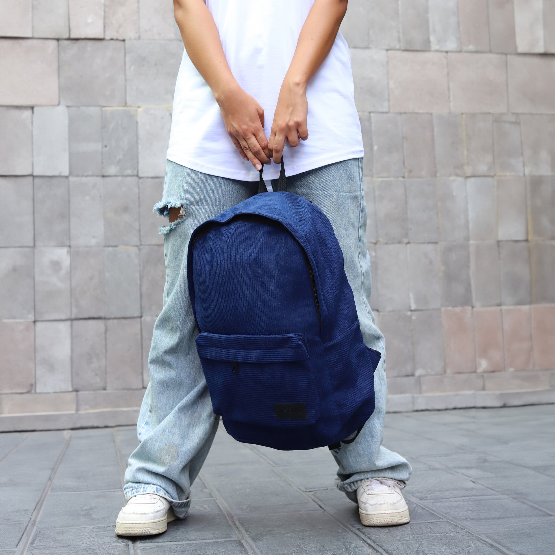Denim Blue Backpack