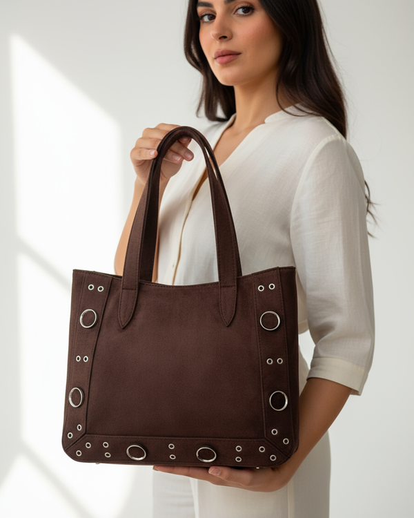 The Orbit Tote - Brown