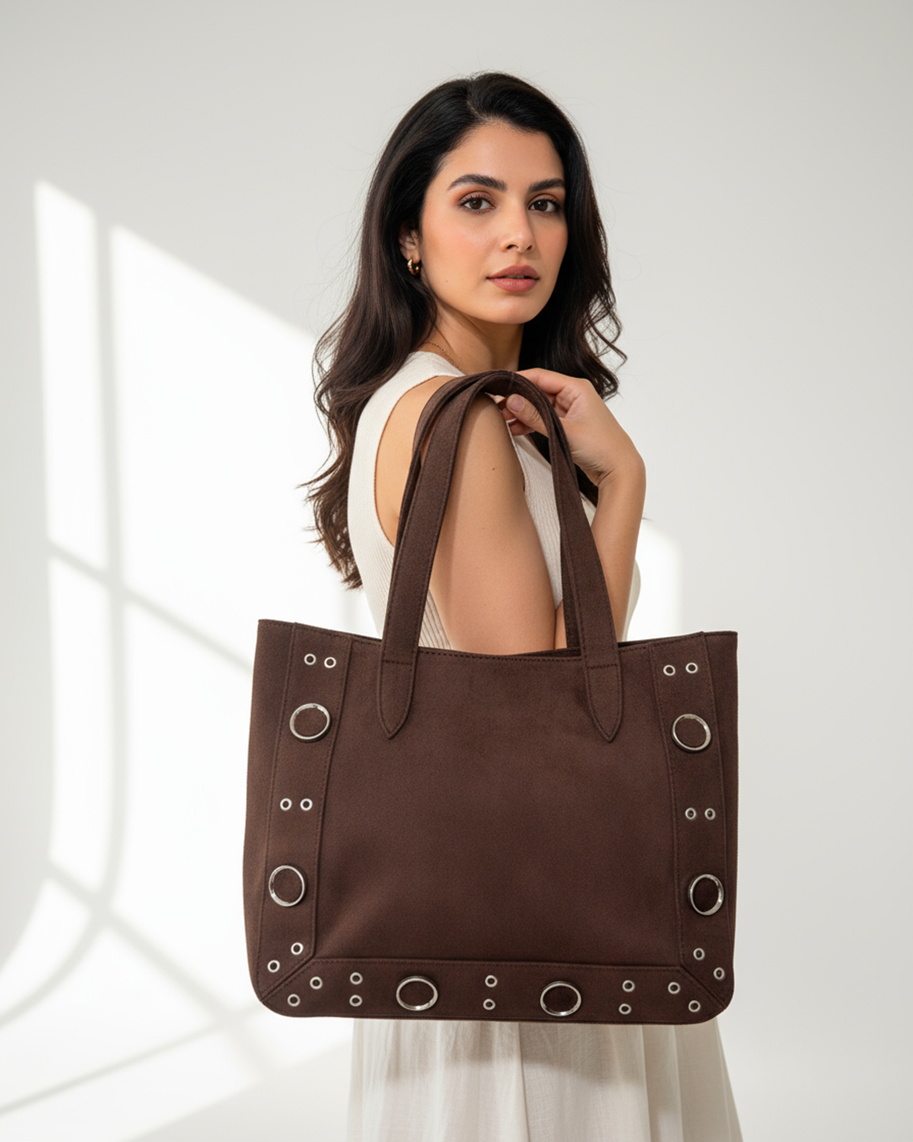 The Orbit Tote - Brown Main image