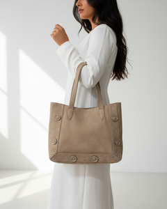 The Orbit Tote - Beige