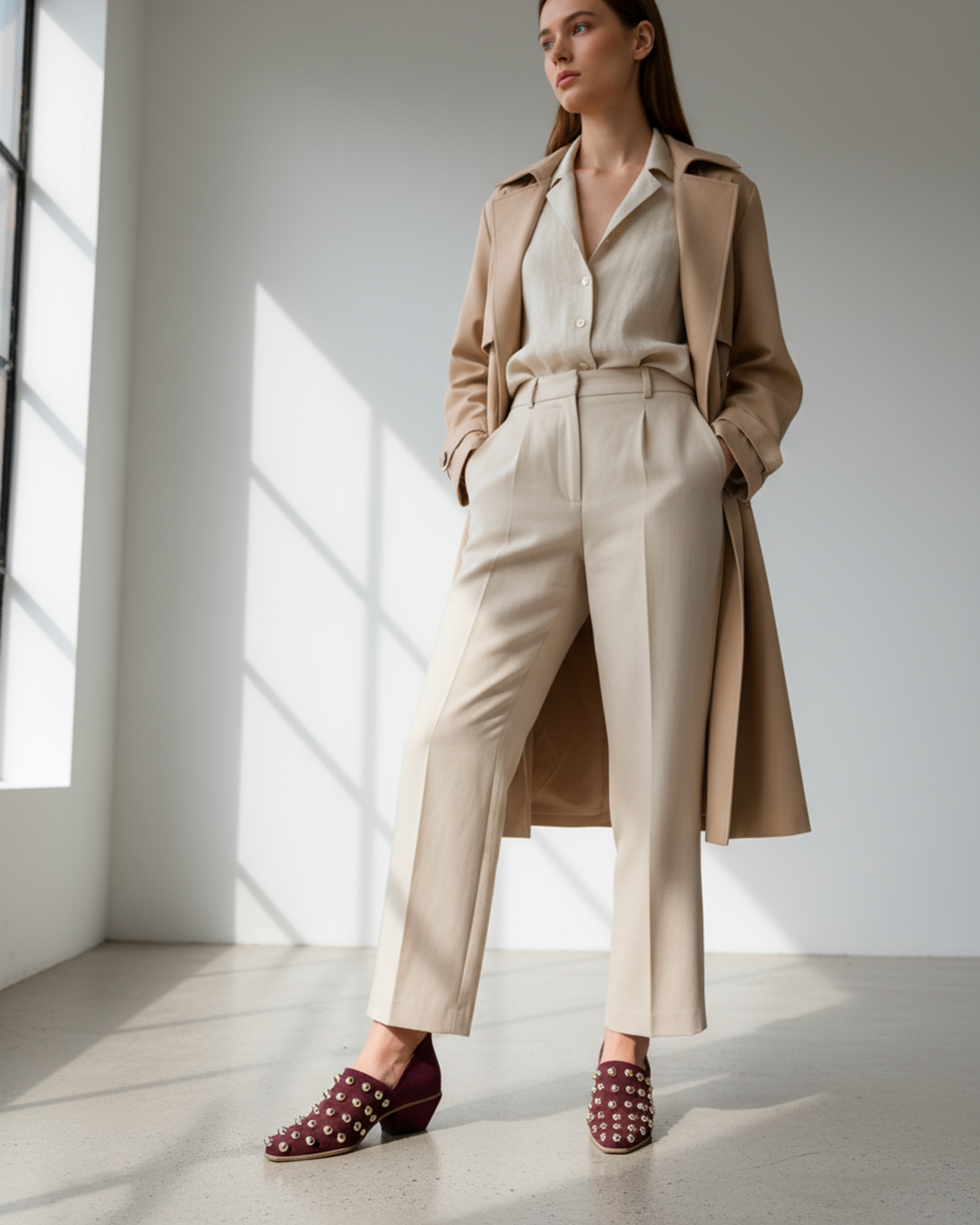 The Nova Mule - Burgundy