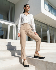 The Blair Platform Loafer - Off White