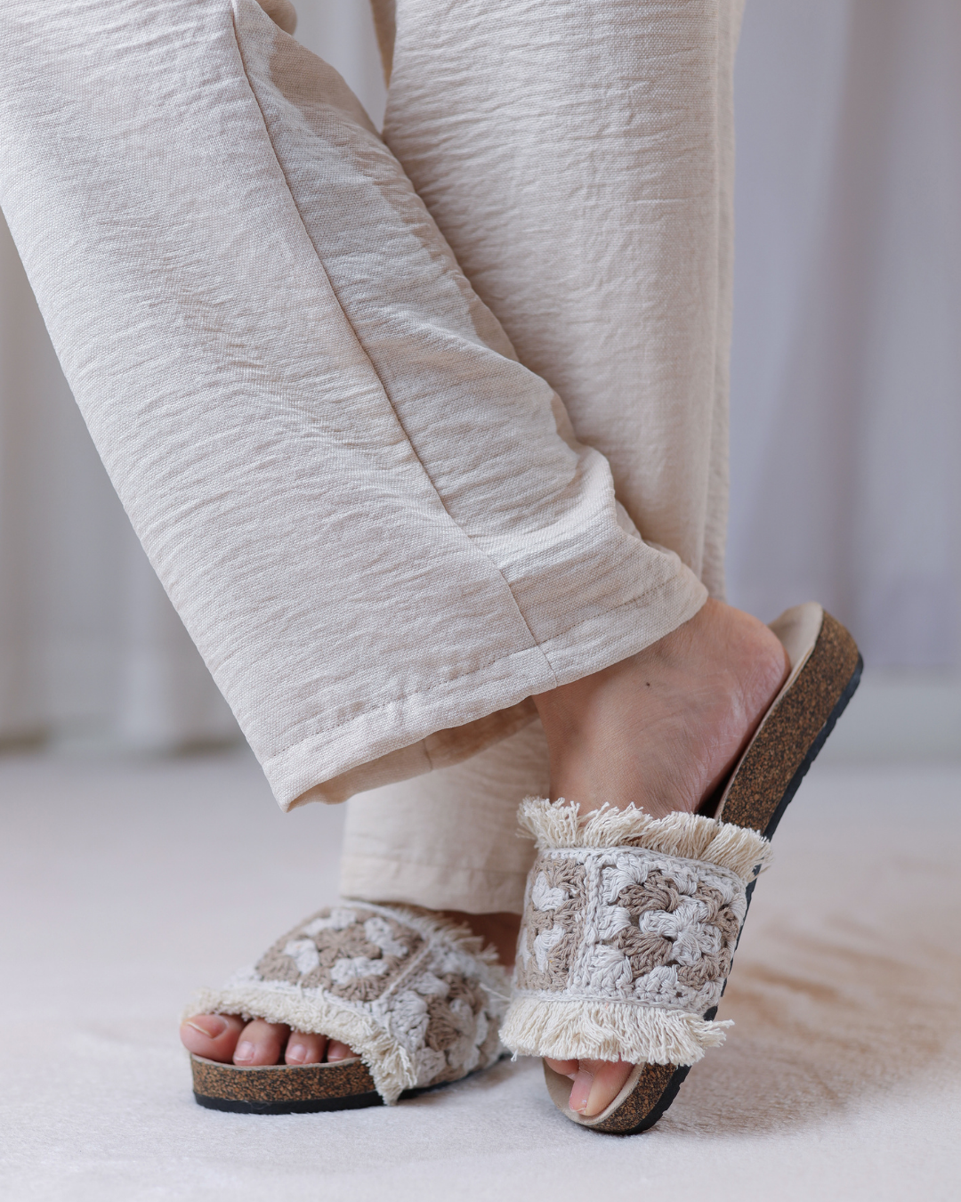 Sand Beige Crochet