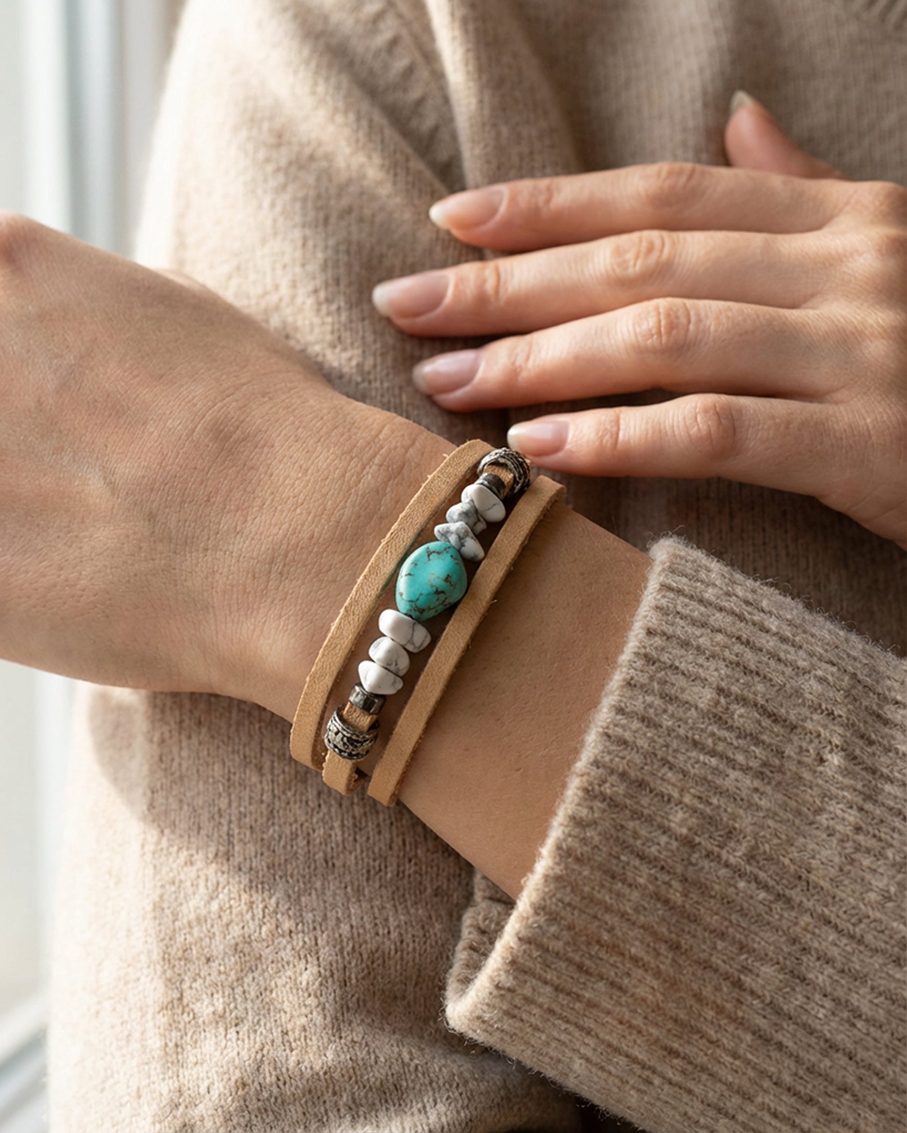 The Naya Turquoise Bracelet Secondary image