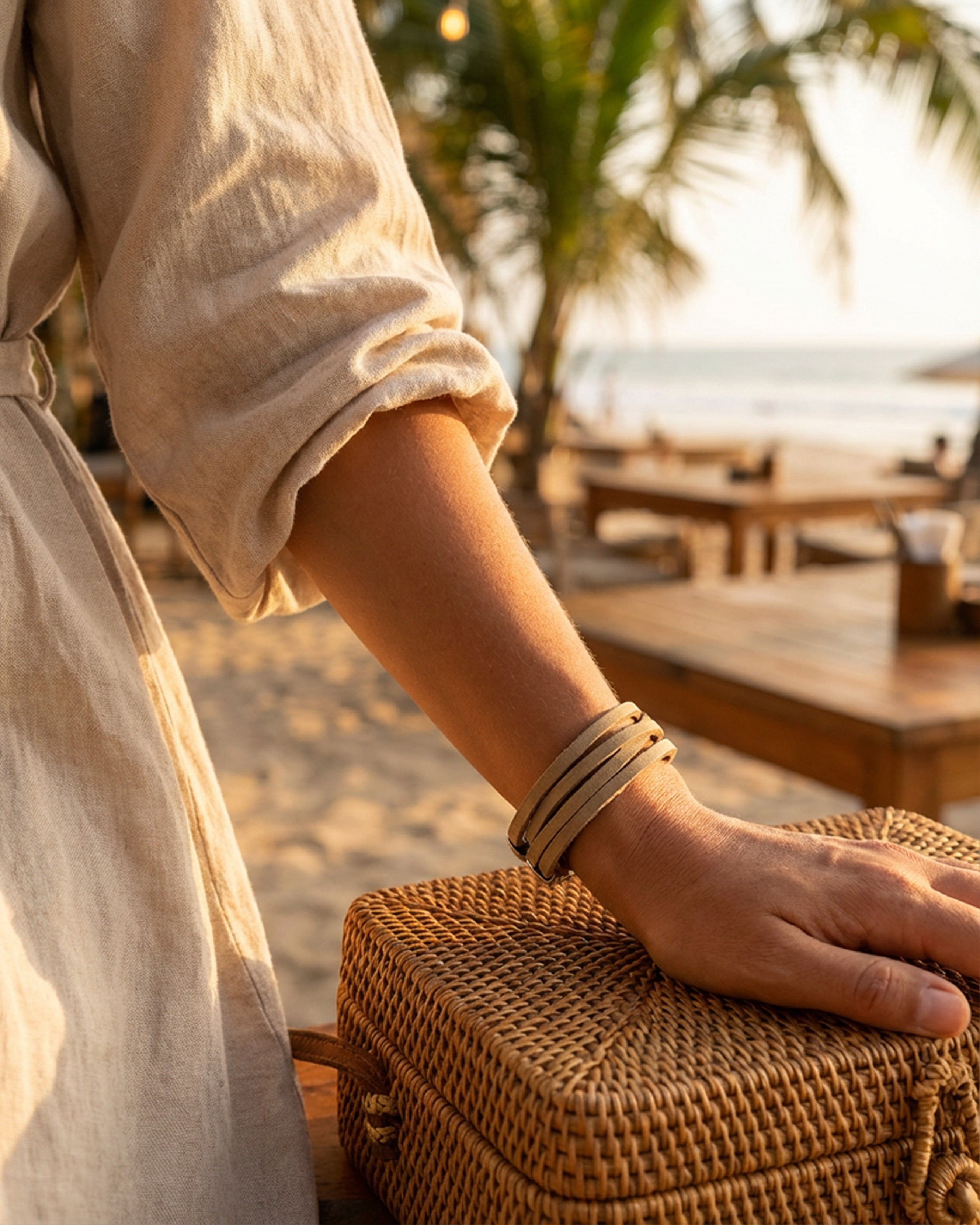 The Reed Leather Bracelet